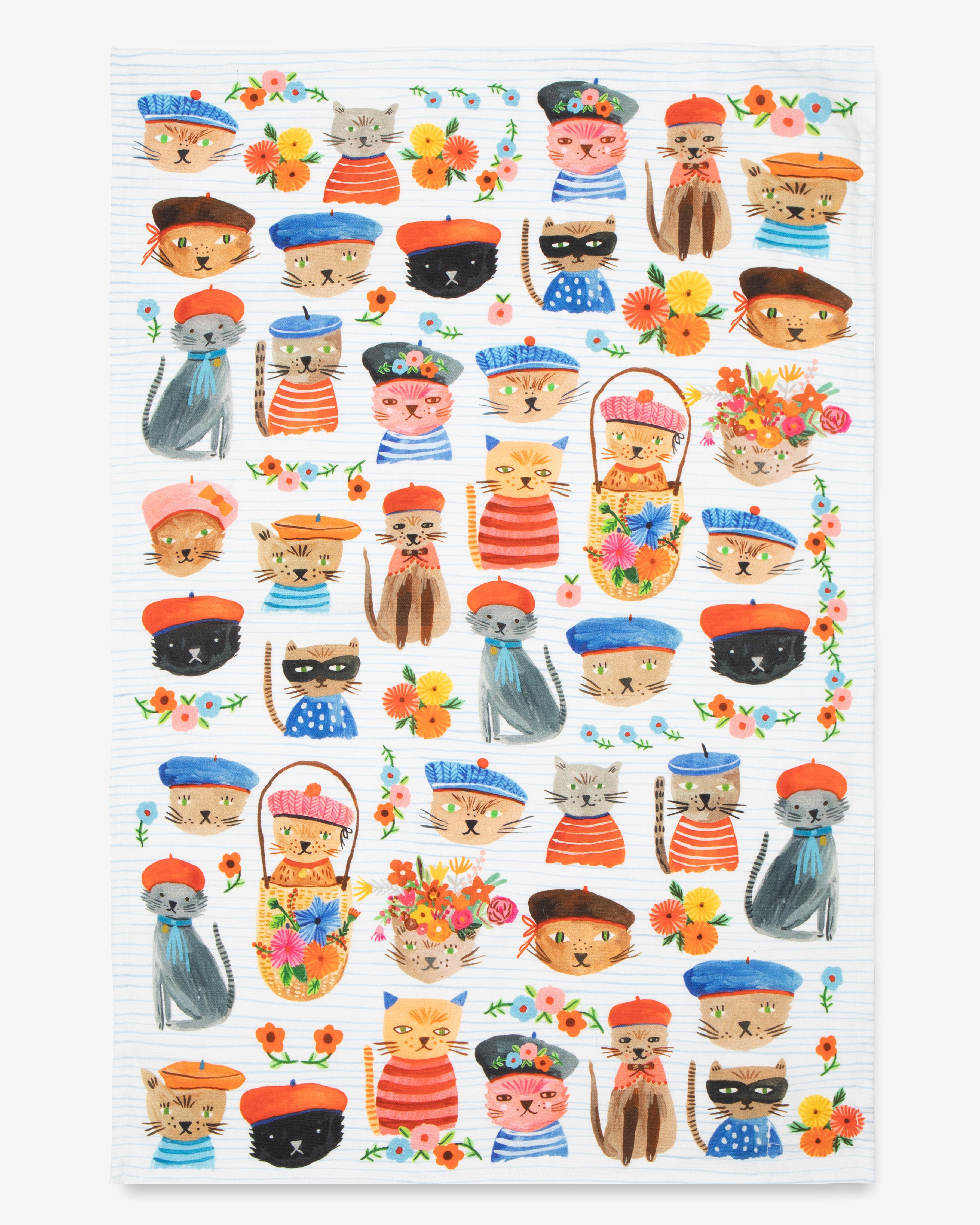 Ohh La La Cats Meow Tea Towel