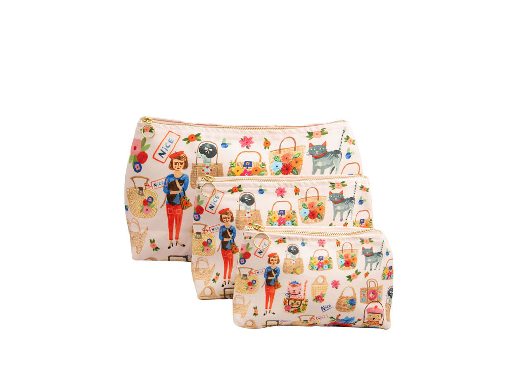 Ooh La La Cats Cosmetic Bags