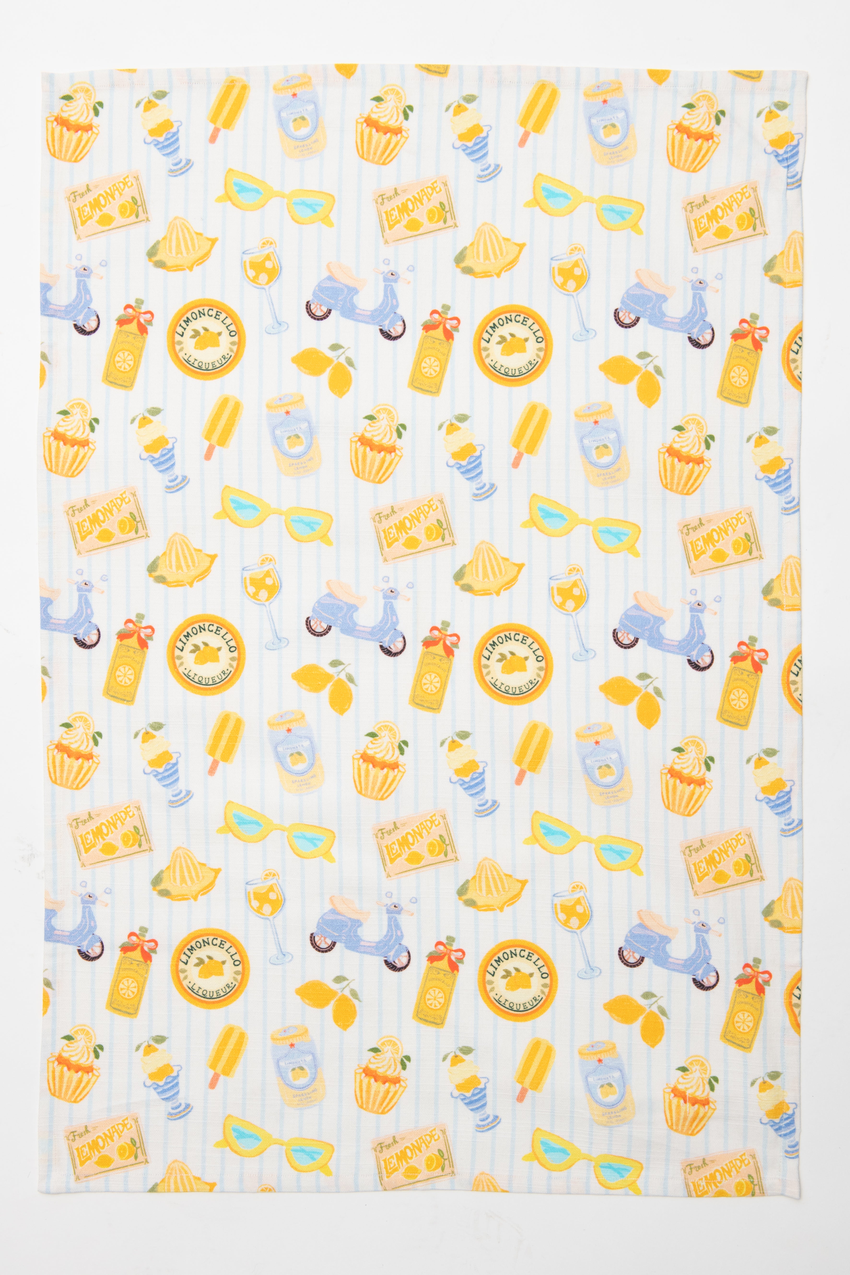 Little Miss Lemon Tea Towel