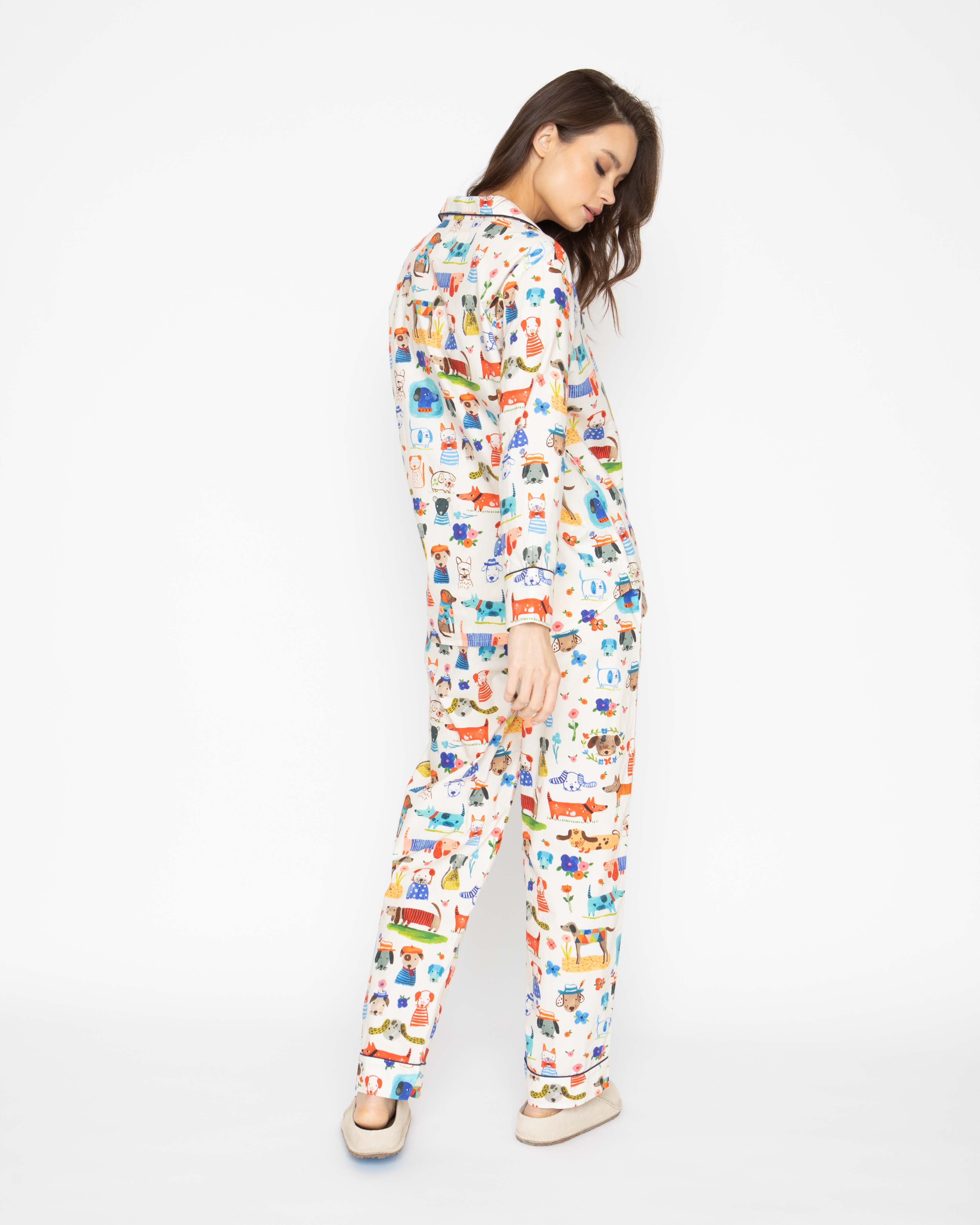 Painted Dog Pajama Set
