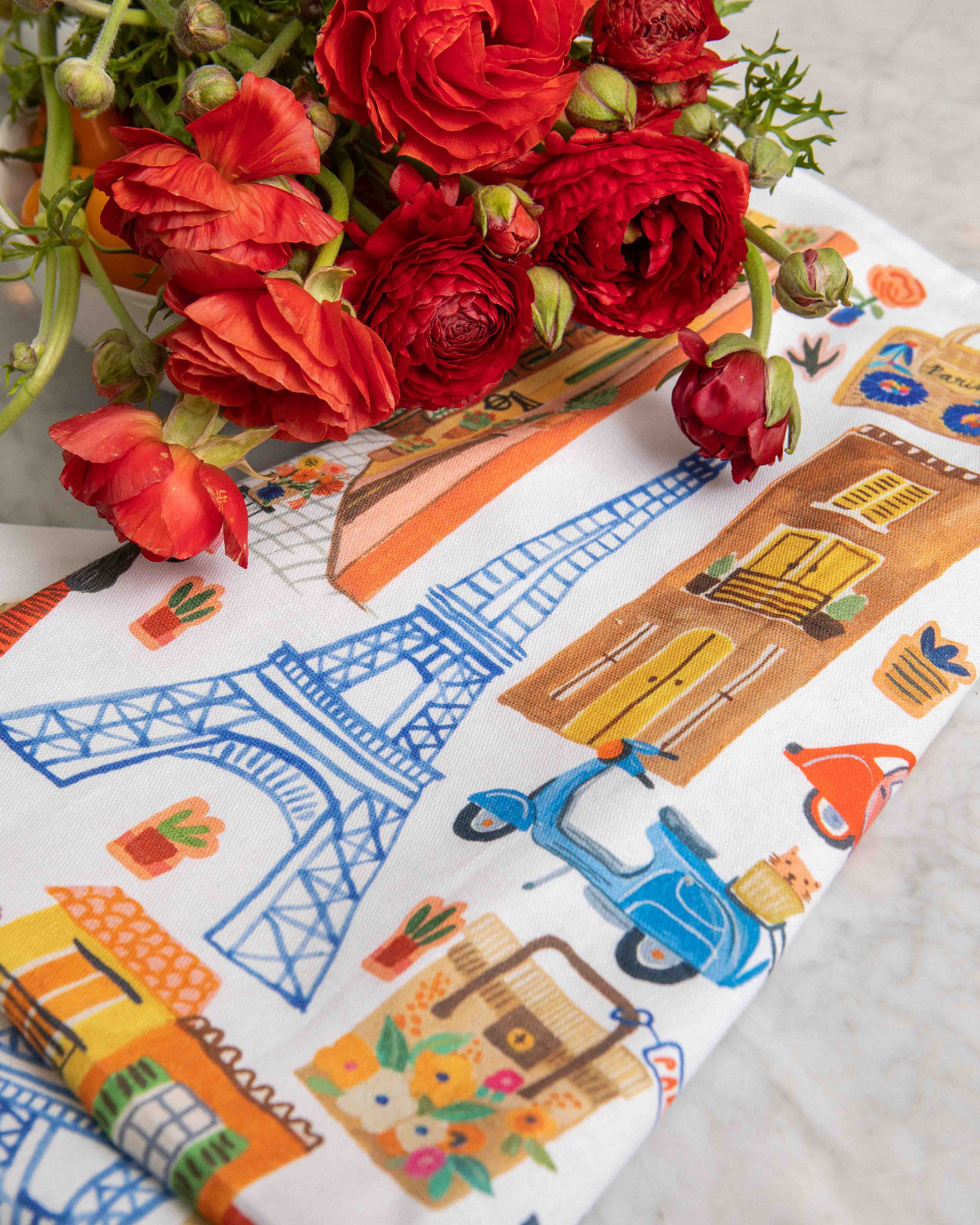 Ooh La La House Tea Towel