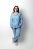 Blue Striped Pajama Set