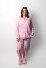 Pink Striped Pajama Set