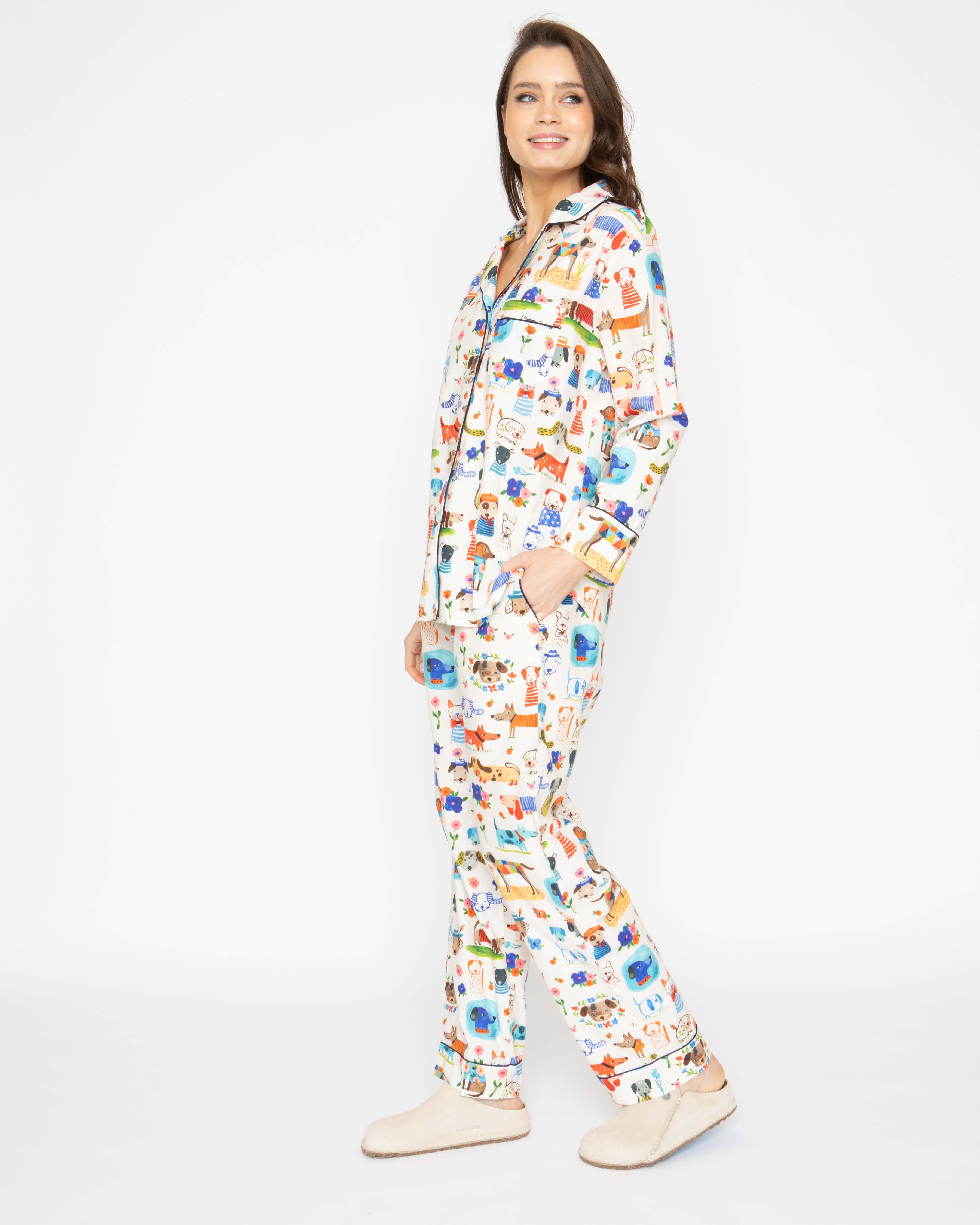 Painted Dog Pajama Set