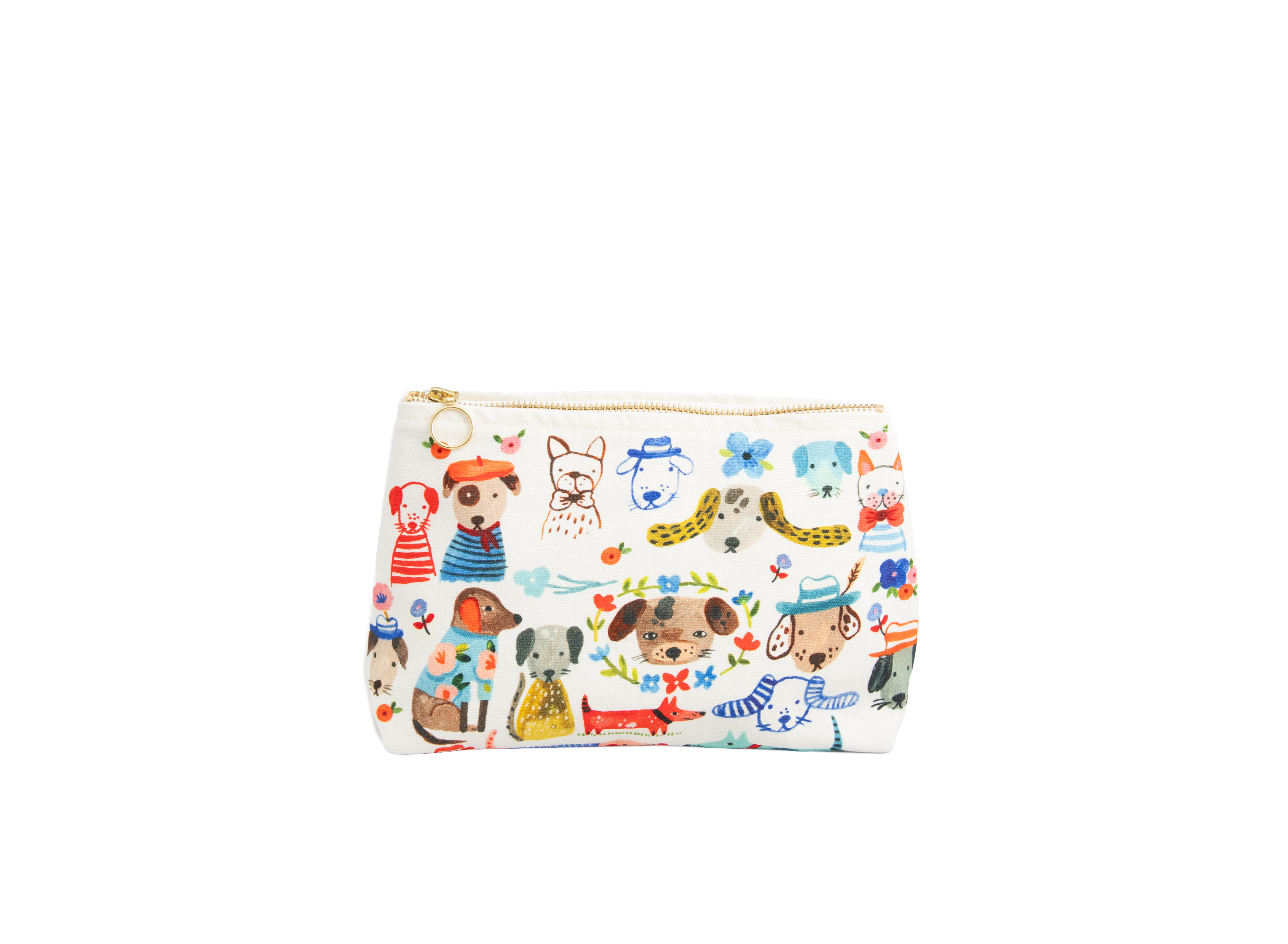 Painted Dog Cosmetic Bags